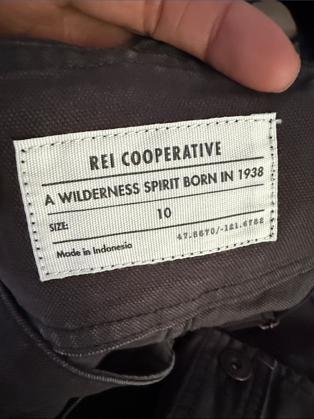 REI Cooperative Dark Gray Utility Jumpsuit Overalls Straight Leg Jean Denim - Picture 5 of 6